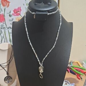 Boujee Boutique Silver and Gold Pendant Necklace